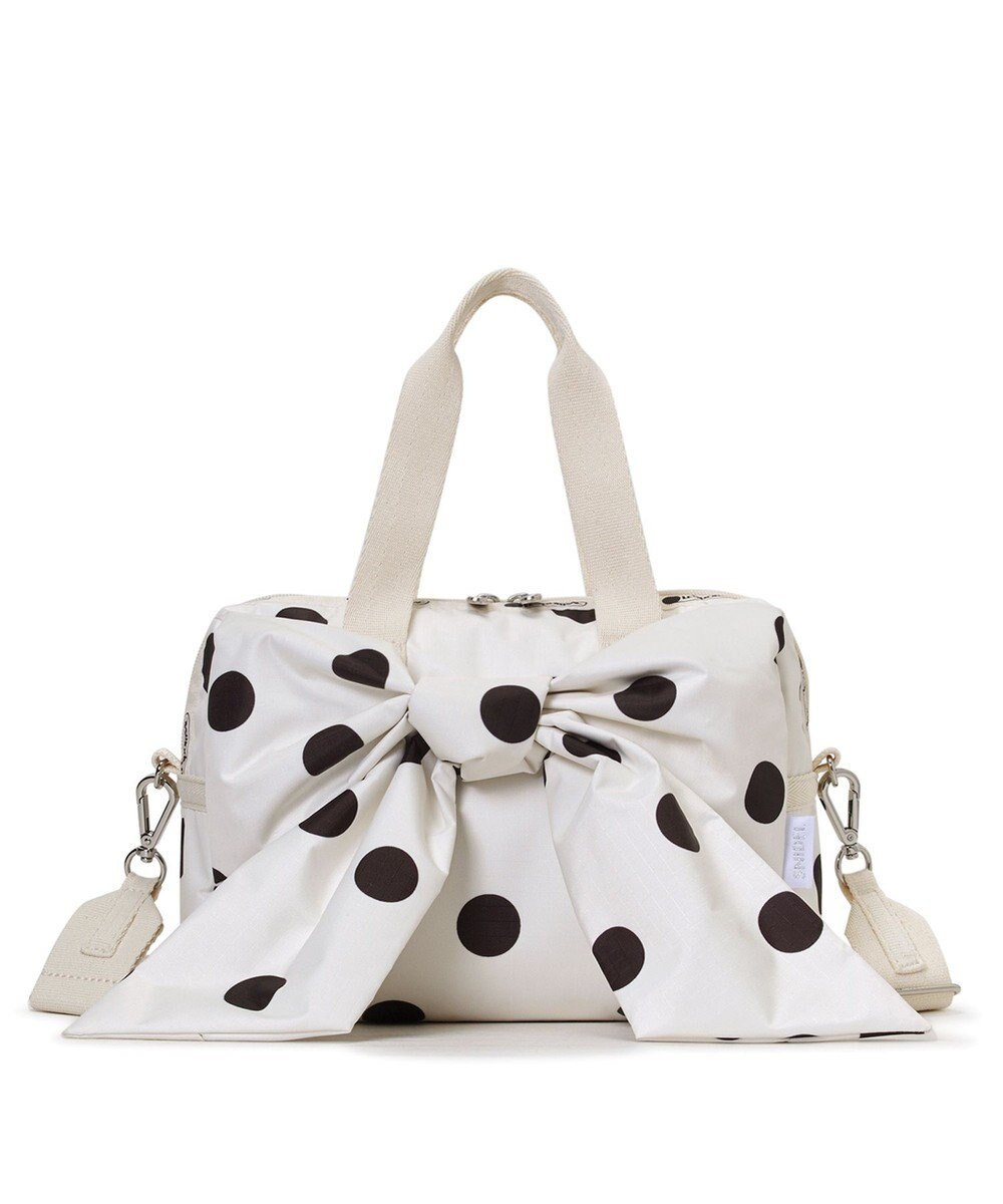 LeSportsac LG BOW SM SATCHEL/ノワールポルカドットスナイデル 