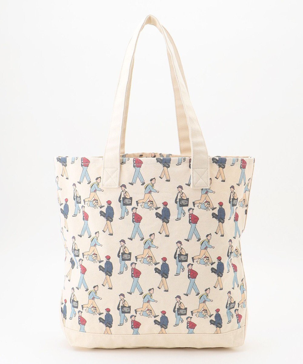 J.PRESS MEN 【AaronChang】【UNISEX】プリント トートバッグ 