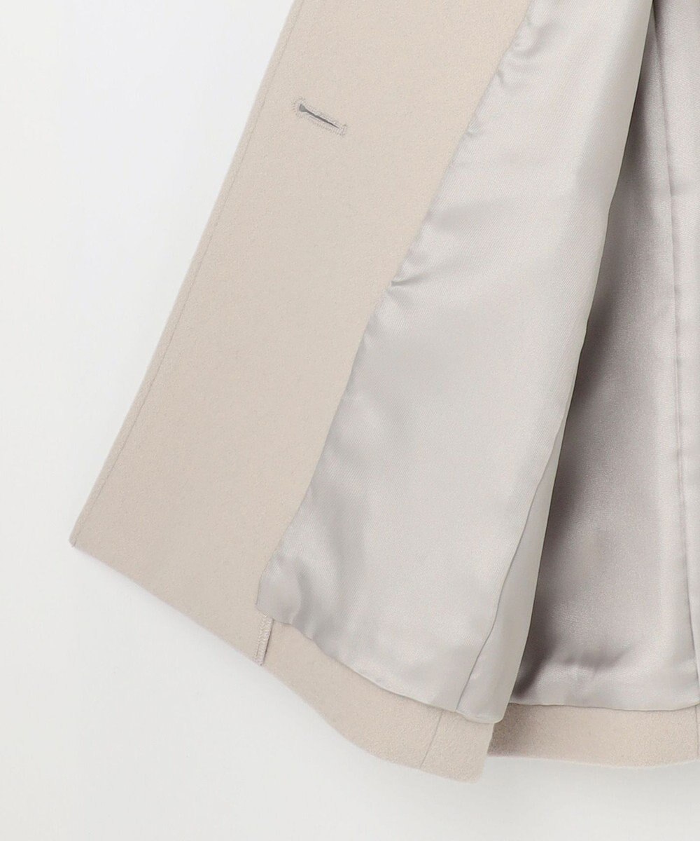 J.PRESS LADIES ショートビーバー ショート丈 ステンカラー コート 