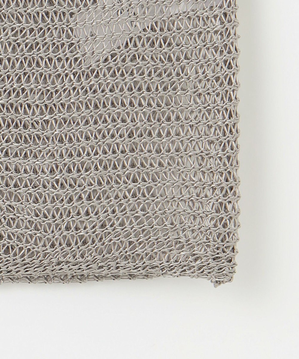 自由区 クロッシェライクニット ジレ 