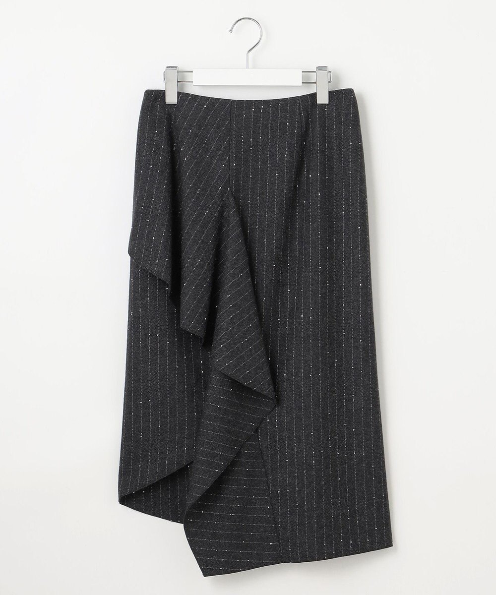 23区 S 【エステータ】ストライプシークイン スカート 