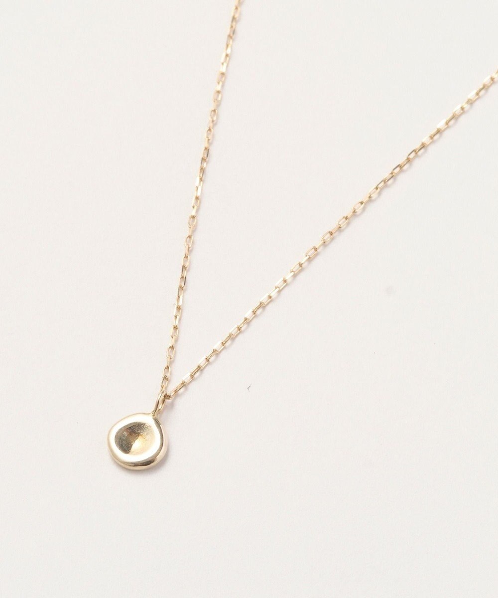 Phoebe 【K10】プランプコインペンダントネックレス/全長:40cm 