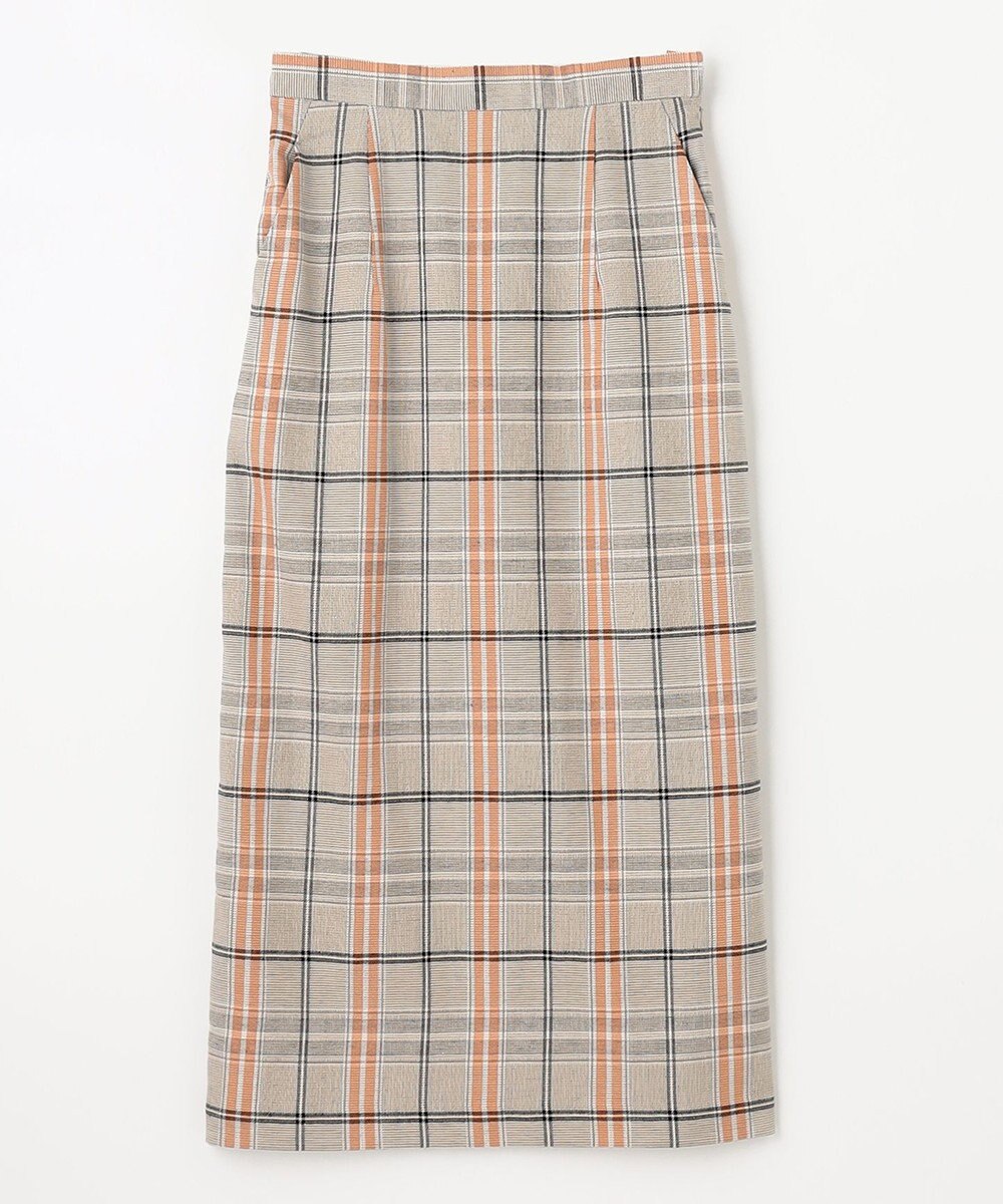 ANY 【ウエストゴム/ストレッチ】チェックタイトスカート 