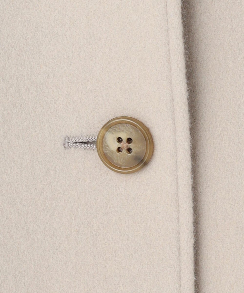 J.PRESS LADIES ショートビーバー ショート丈 ステンカラー コート 