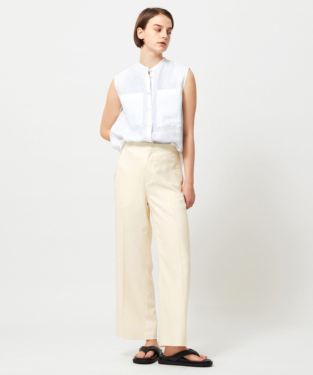 BEIGE， BASILE / バンドカラーシャツ 