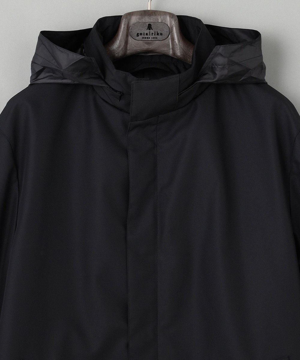 GOTAIRIKU 【防水/軽量/シワになりにくい】ラスタードビーメモリーラミネーションコート_スタンドカラー(24年モデル) 