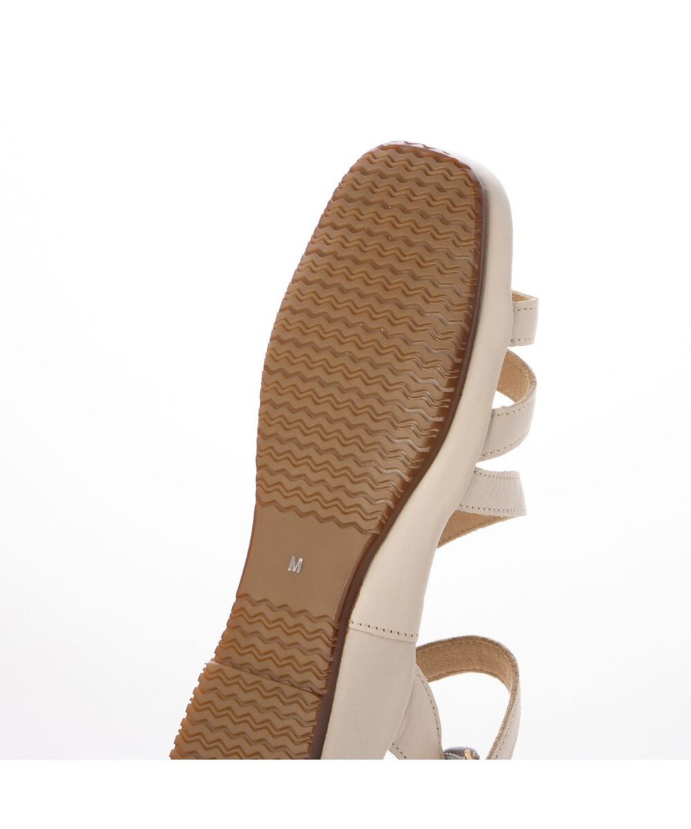 ing <ing>【サスティナブル】レザーストラップサンダル 