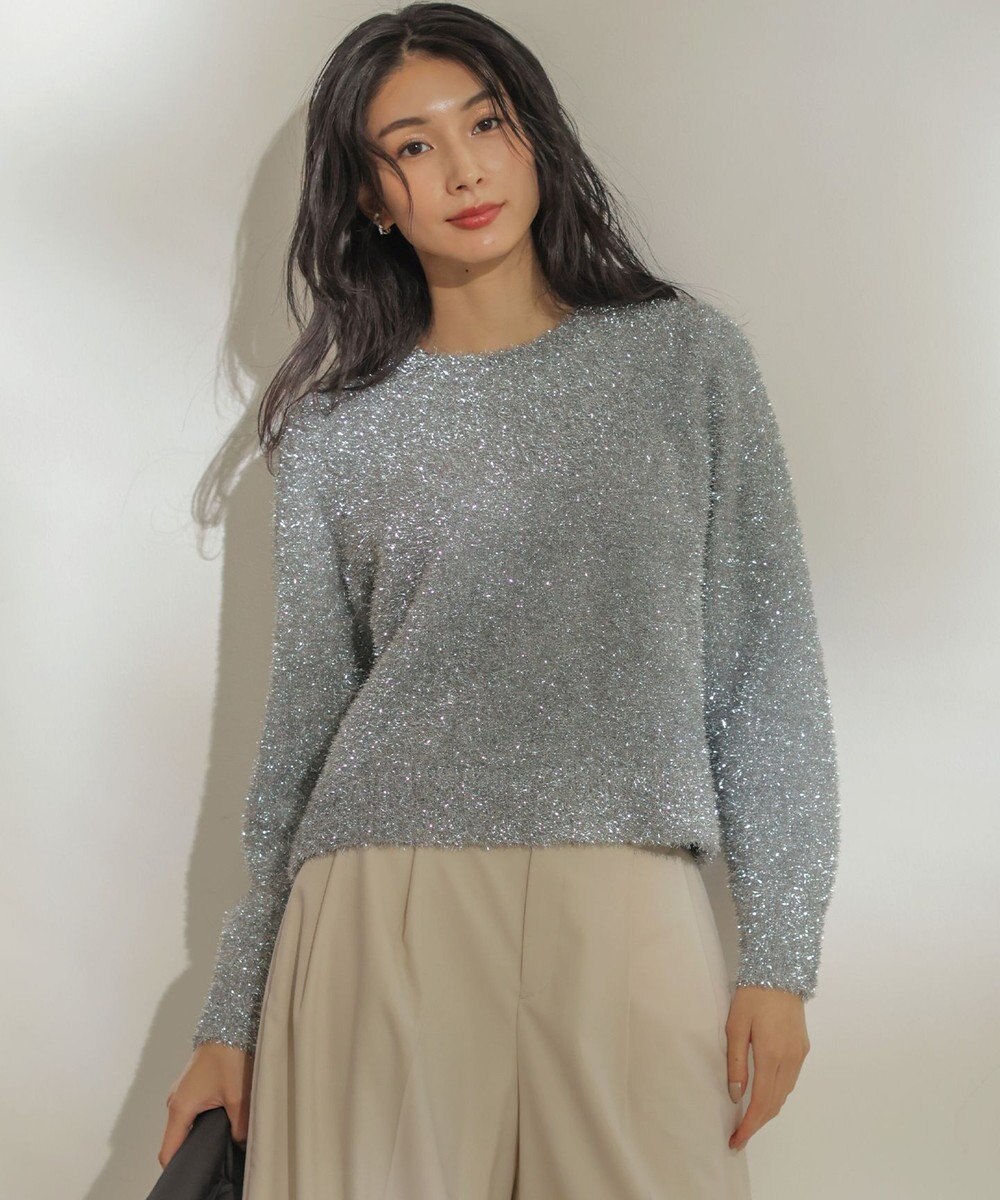 組曲 ラメシャギーニット 