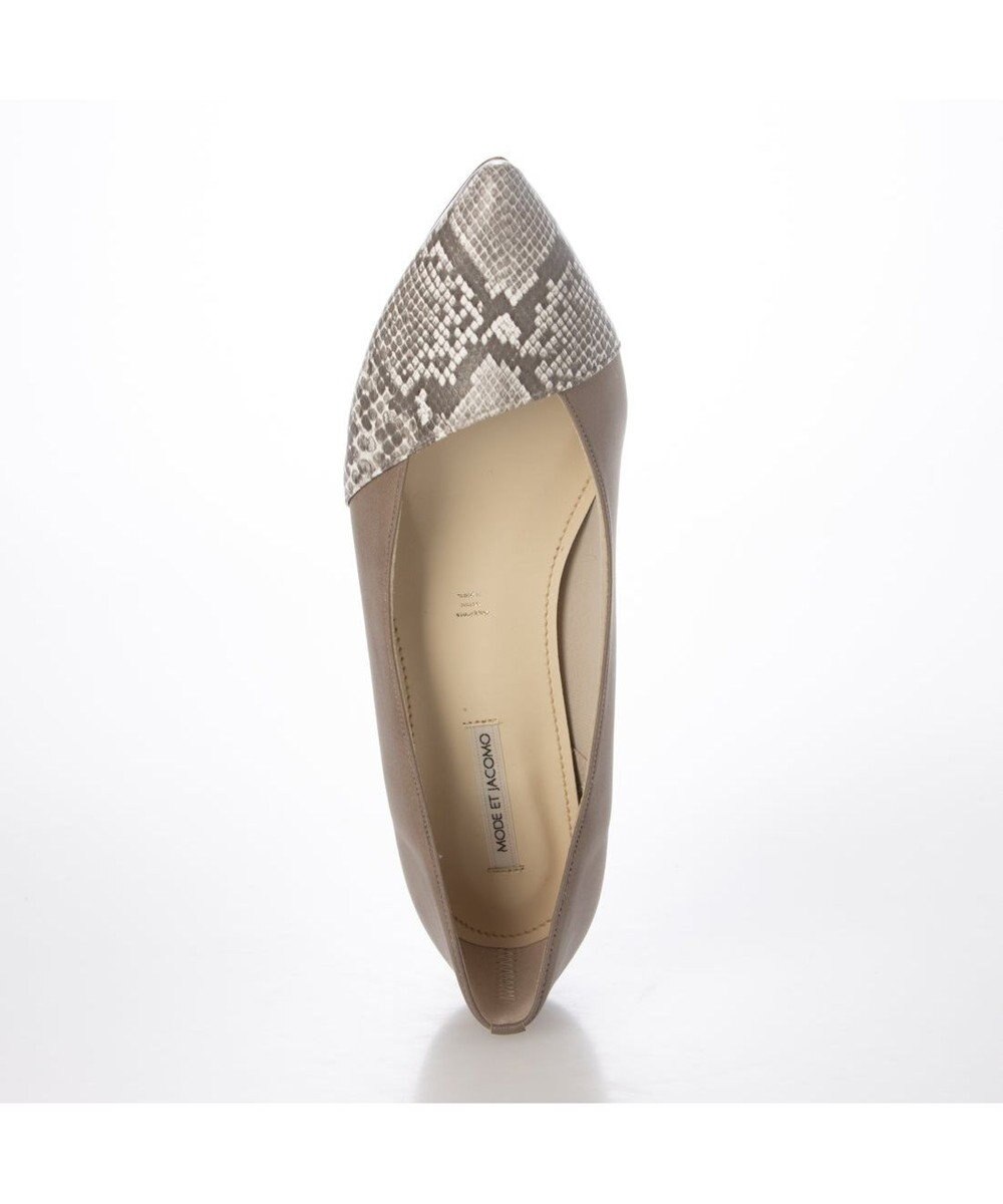 MODE ET JACOMO <MODE ET JACOMO>ポインテッドウェッジソールパンプス 