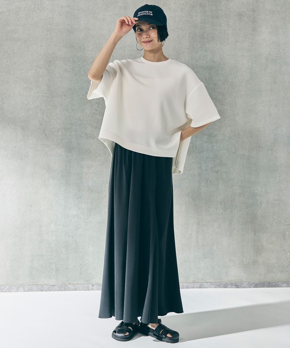 UNFILO 【新色追加】フィブリル ロングスカート 