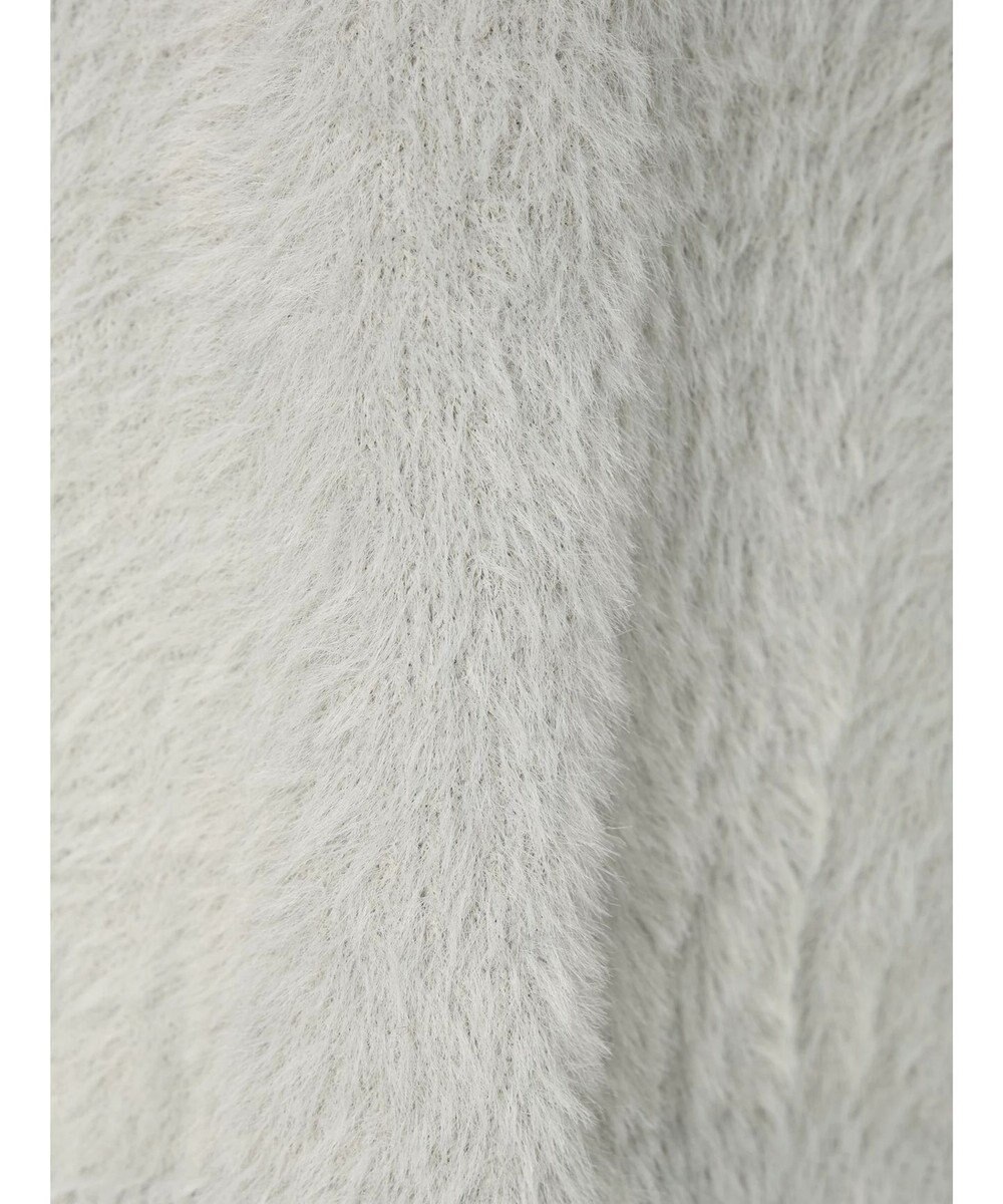 earth music&ecology ミニシャギーパールボタンカーディガン 