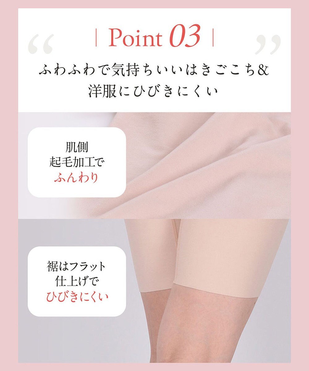 Wing 補整ショーツ ほどよいおなか押さえ まるみのあるヒップライン ラクな着用感 【Pパンツ】 ロング丈 はきこみ丈ふかめ KJ4825 ウイング／ワコール 
