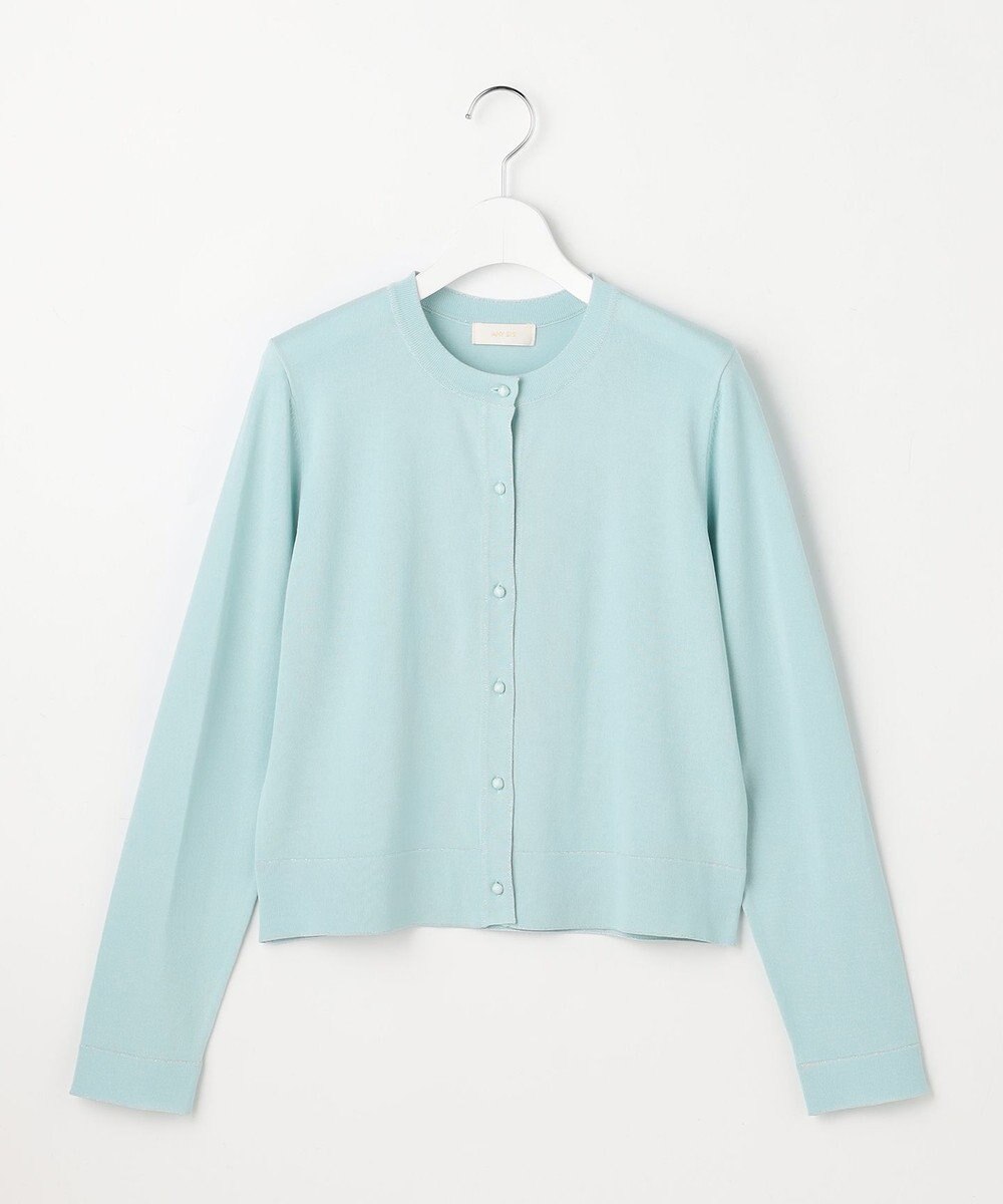 ANY SIS L 【好印象ブライトニット】ラメライン カーディガン 