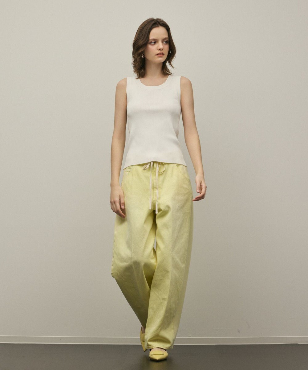 GRACE CONTINENTAL コンビドロストデニムパンツ 