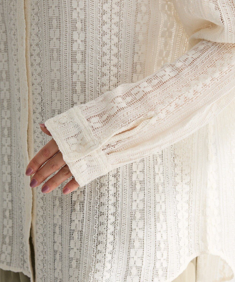 Green Parks 長袖レースシャツ 