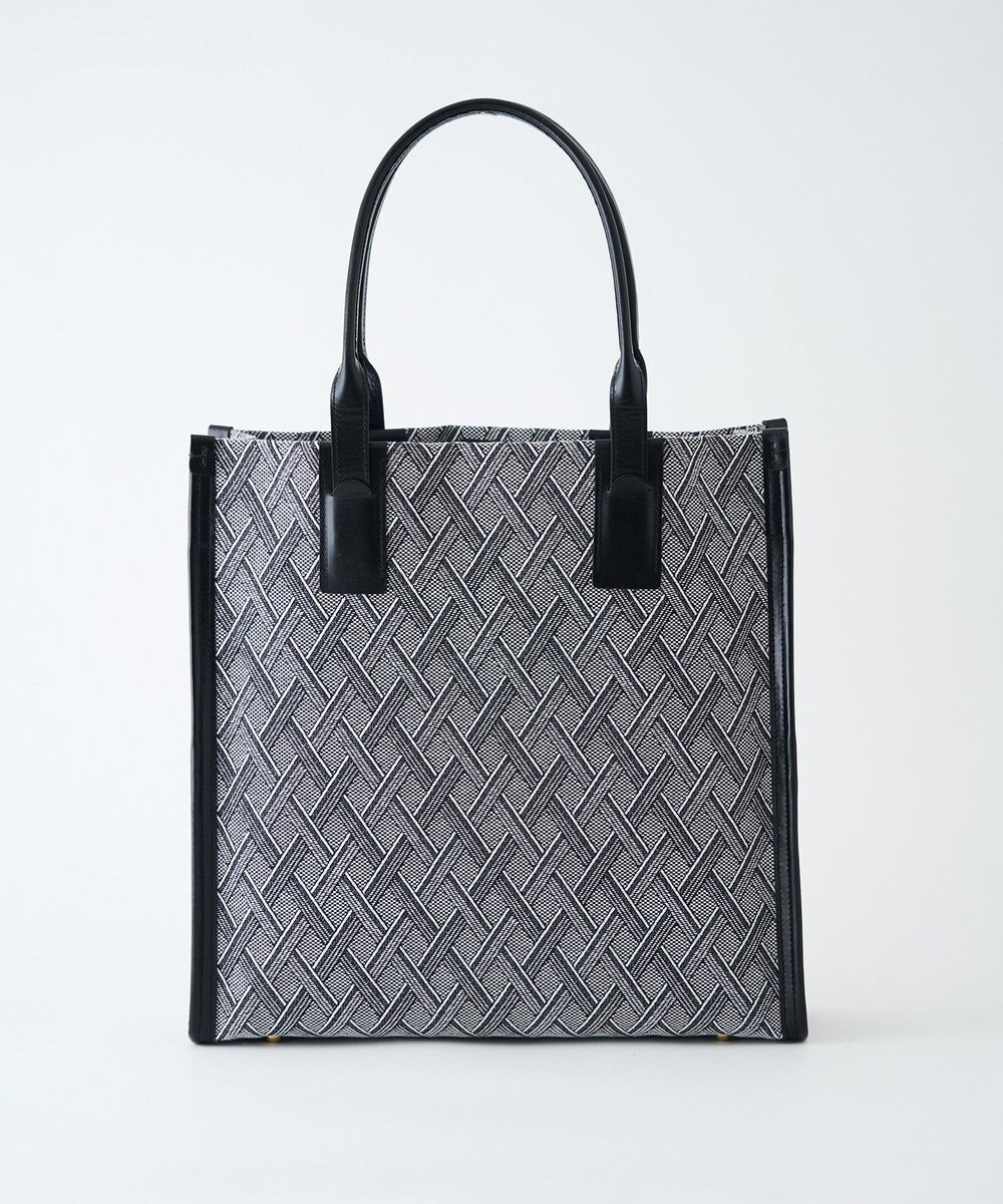 MIYABIYA  LAQUOH クロス柄ジャガードトートバッグ L 