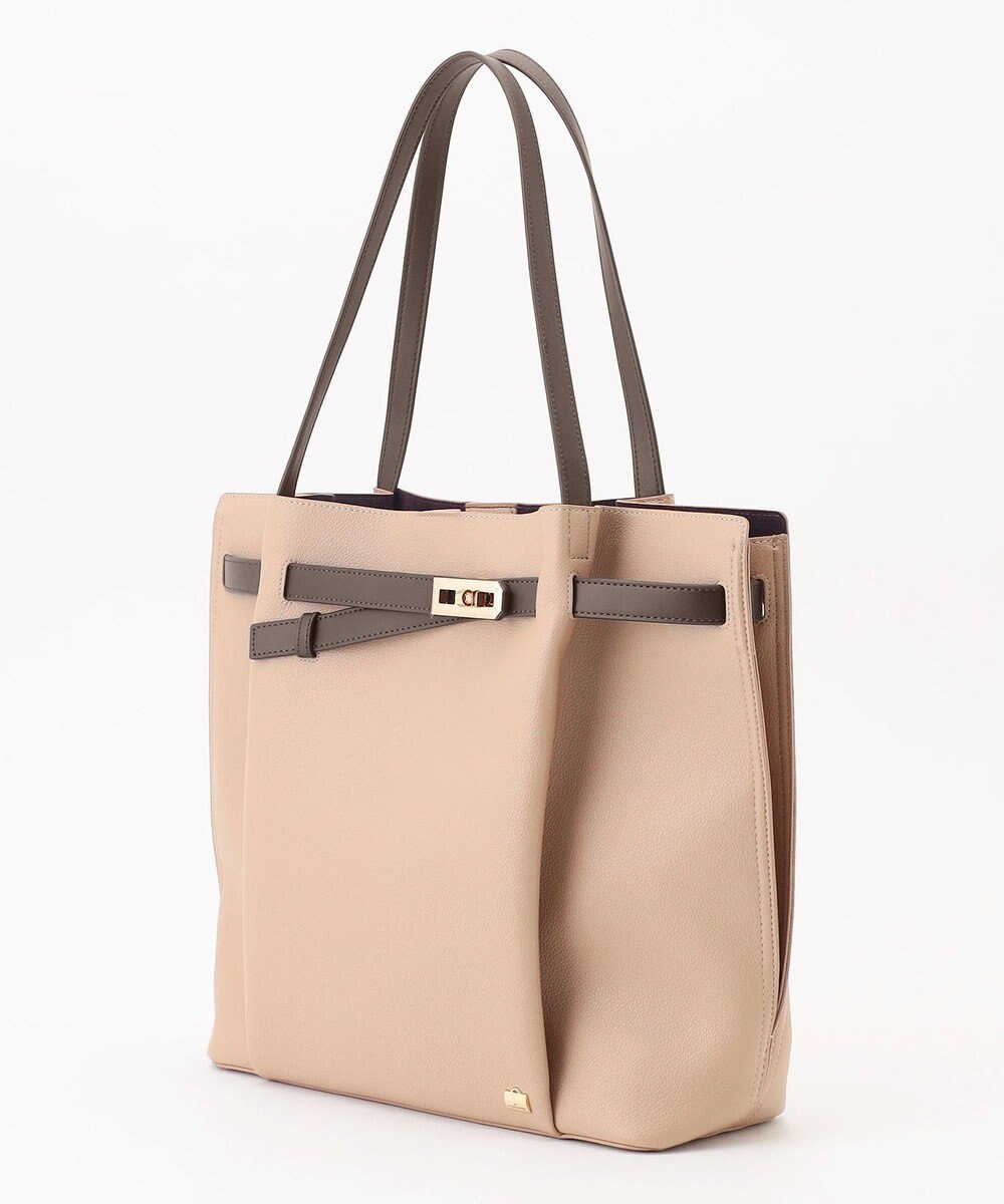 LA BAGAGERIE コンビカラーA4トートバッグ 