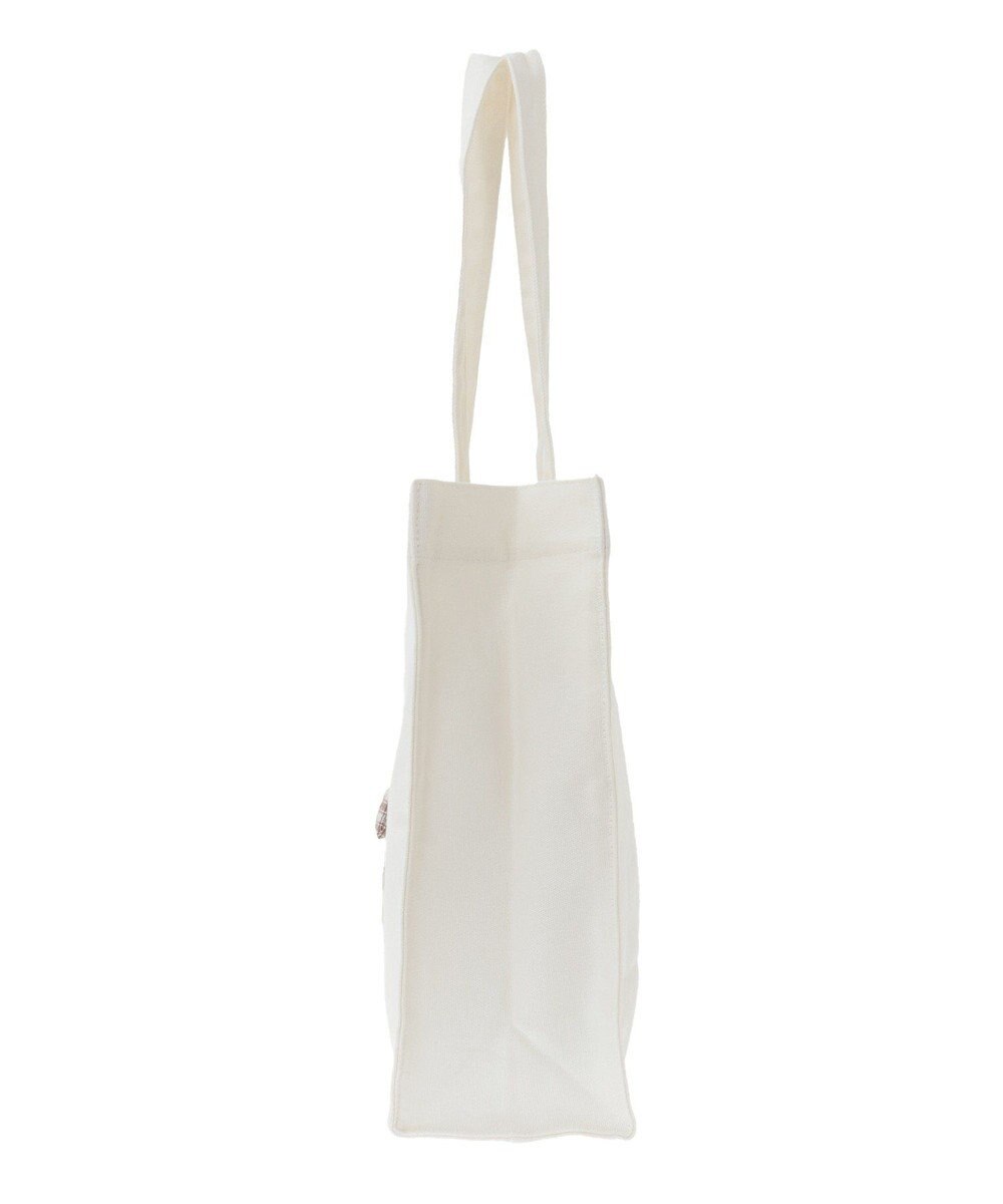 Maison de FLEUR ベア刺繍スクエアトートバッグ 