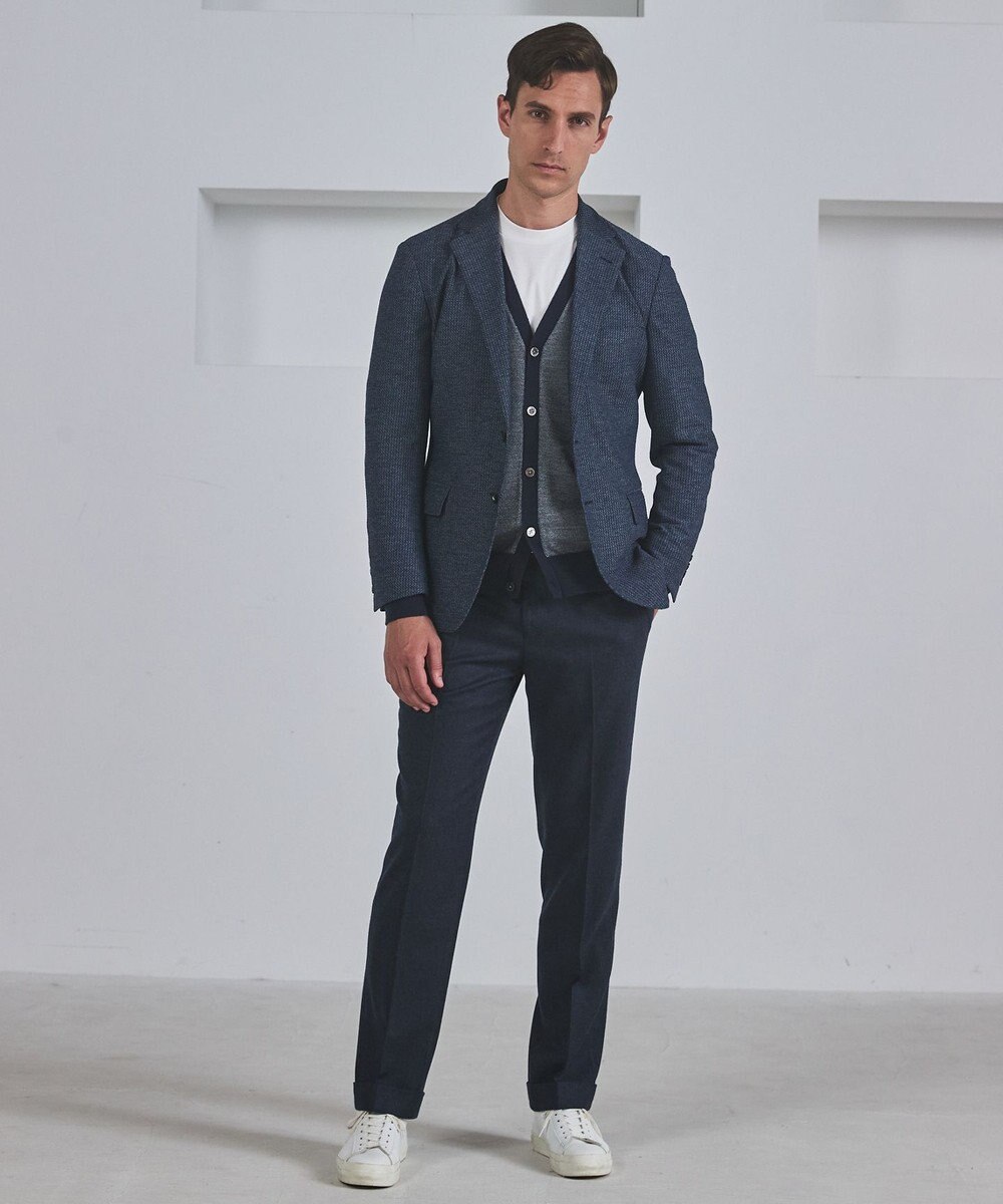 GOTAIRIKU 【保温性/ストレッチ/シワになりにくい】サキソニーストレッチパンツ_ノータック(25年モデル） 