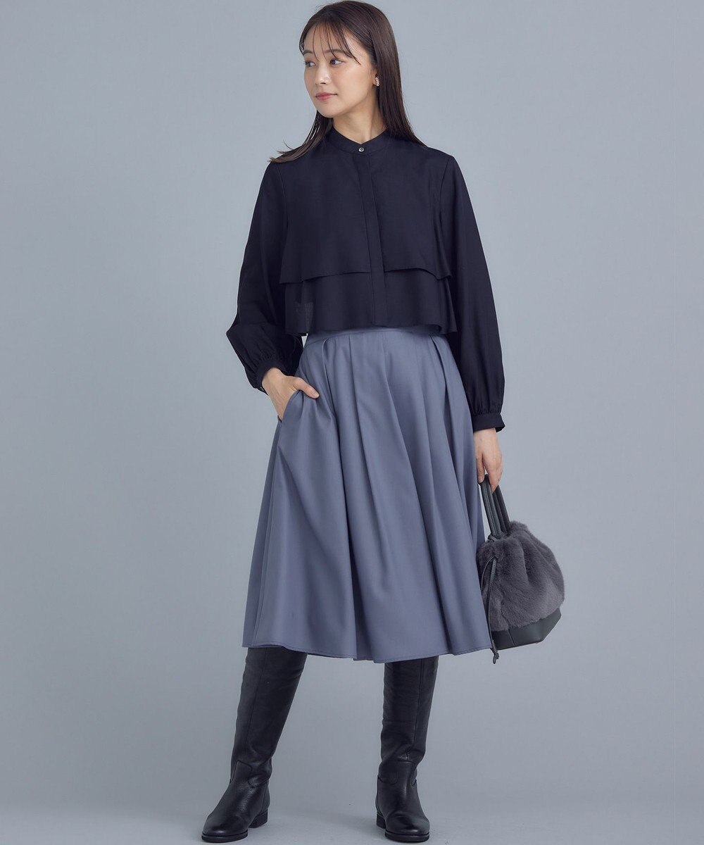 組曲 S 【WEB限定色あり】フルコーデフリルシャツ 