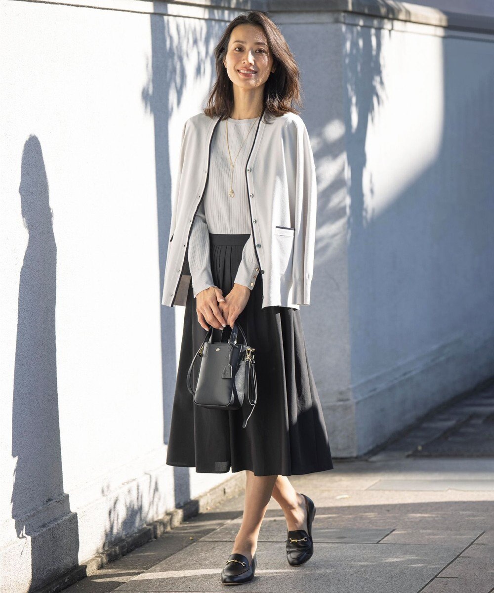 J.PRESS LADIES 【2way】スプリットレザー ナノポシェット バッグ 