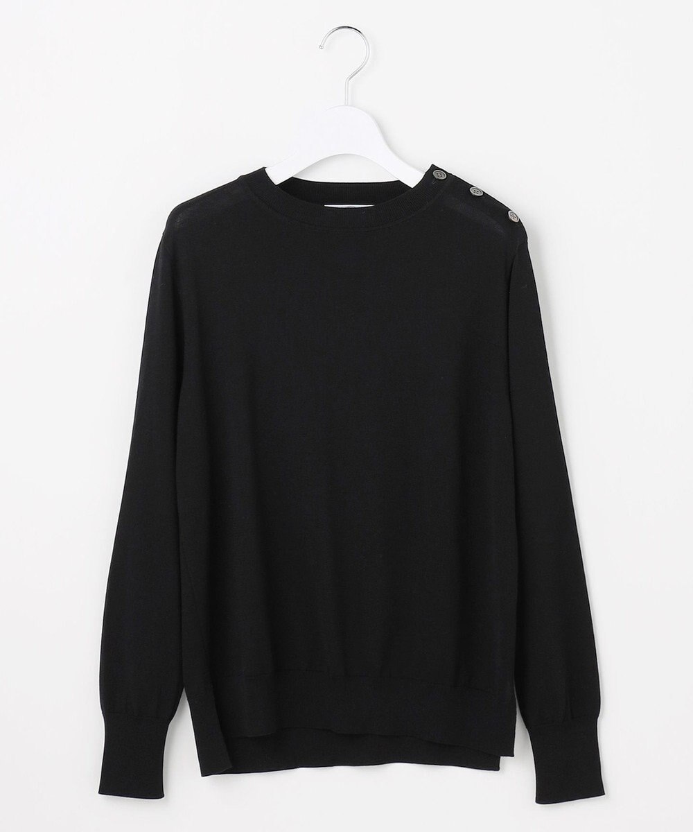 J.PRESS LADIES SILKY WOOL クルーネック ニット 