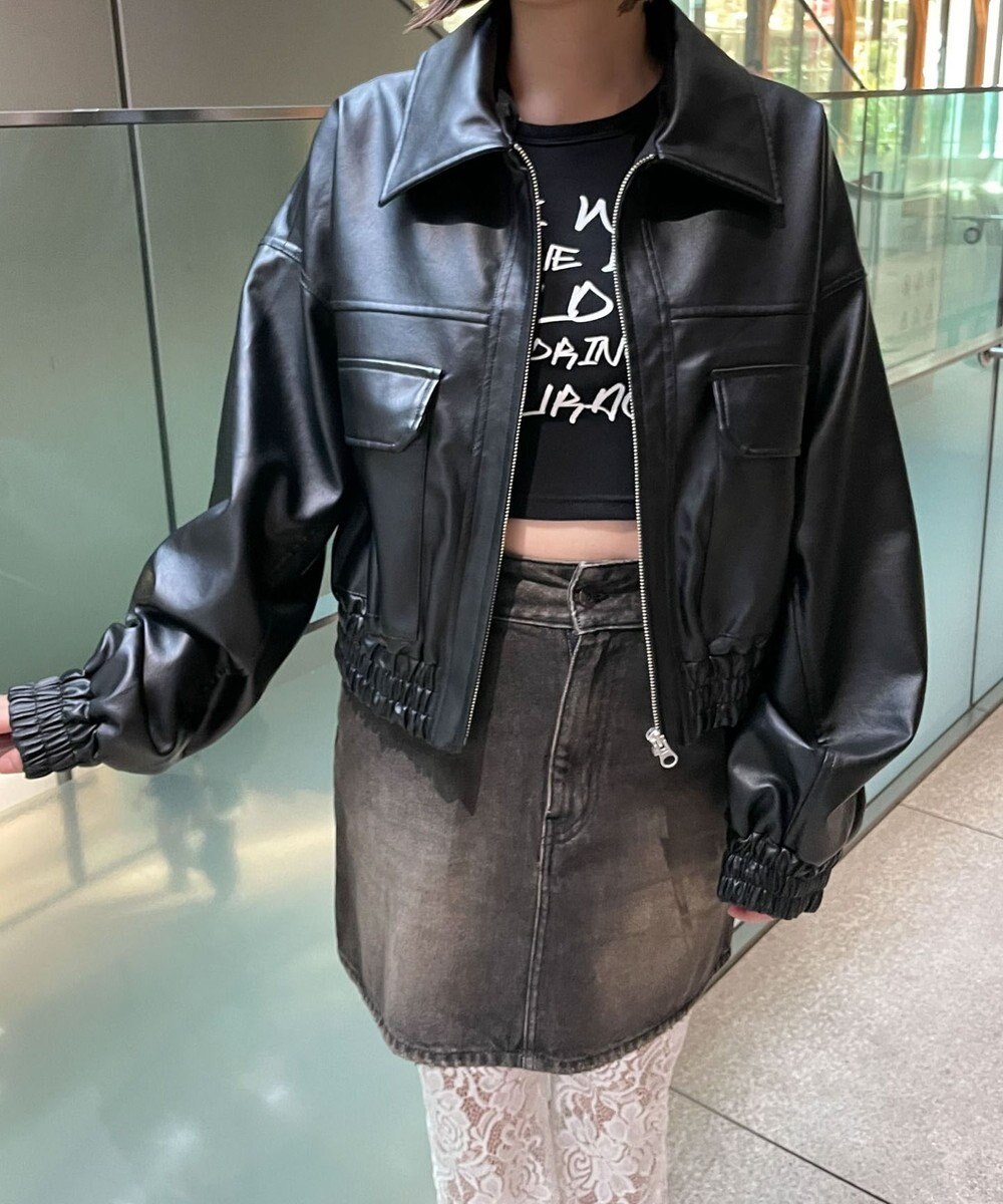 WEGO PUショートブルゾン 