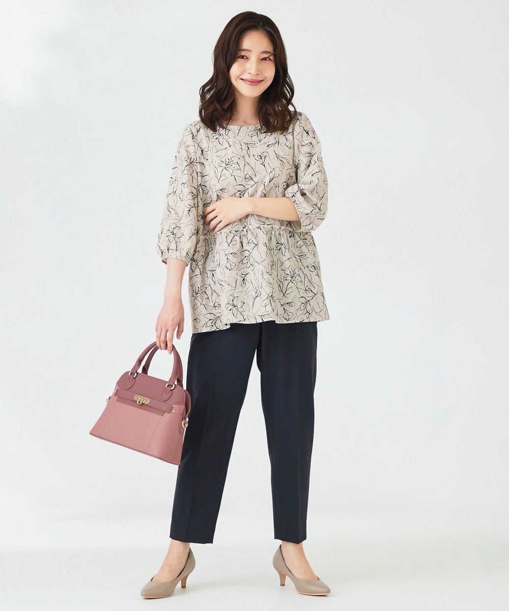 ANY SIS 【洗える】フラワーフクレジャガード ブラウス 