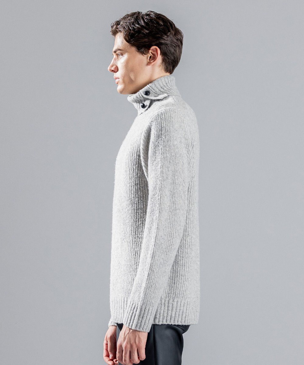 JOSEPH HOMME エクストラファインブークレ　タートルネックニット 