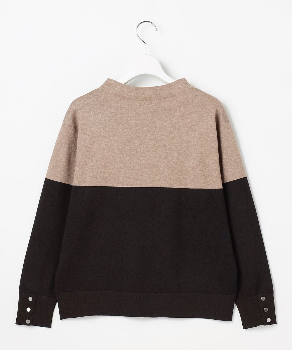 J.PRESS LADIES L Vis/Peスパーク カラーブロッキング ニット 