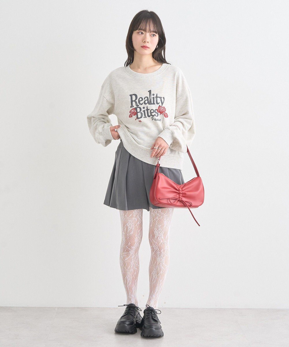 earth music&ecology ローズ×ロゴグラフィックスウェット 