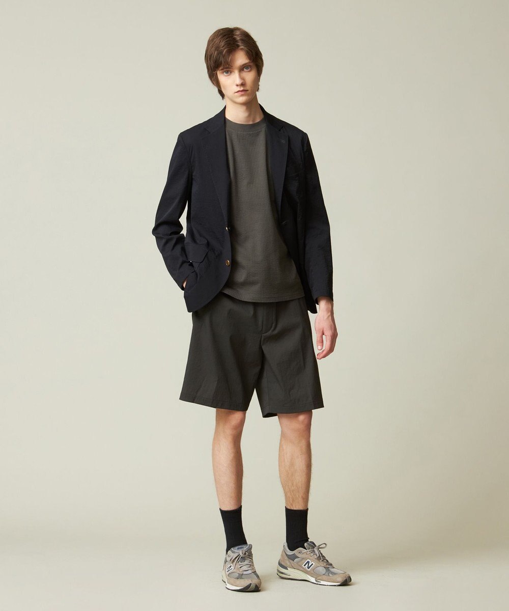 J.PRESS MEN 【ビジネス対応】【吸湿速乾】【J.PRESS PREMIUM JERSEY】 シアサッカー Tシャツ 