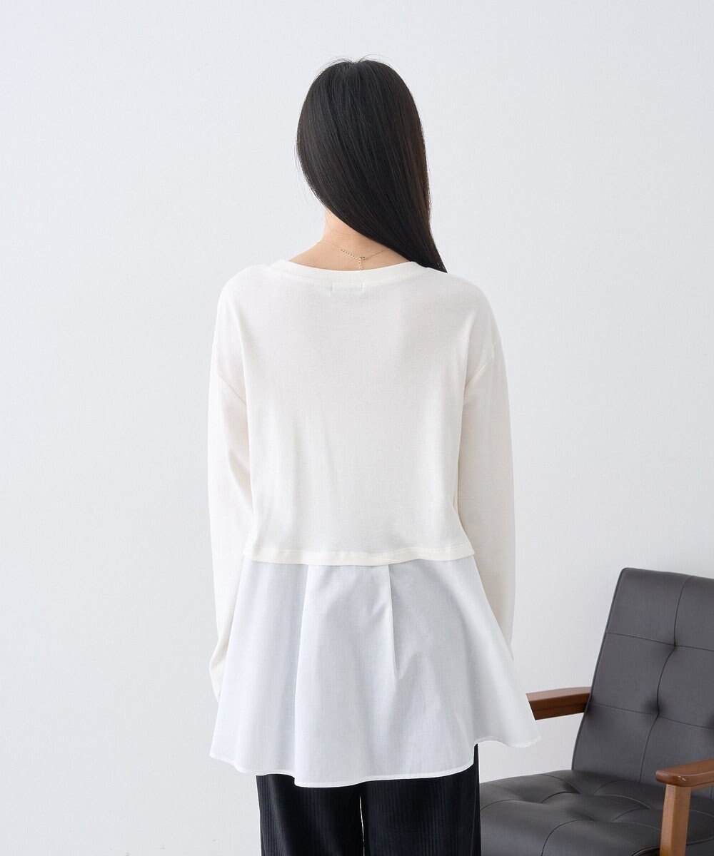 earth music&ecology 【吸湿発熱】あったかフェミニンインナー（シャツヘム） 