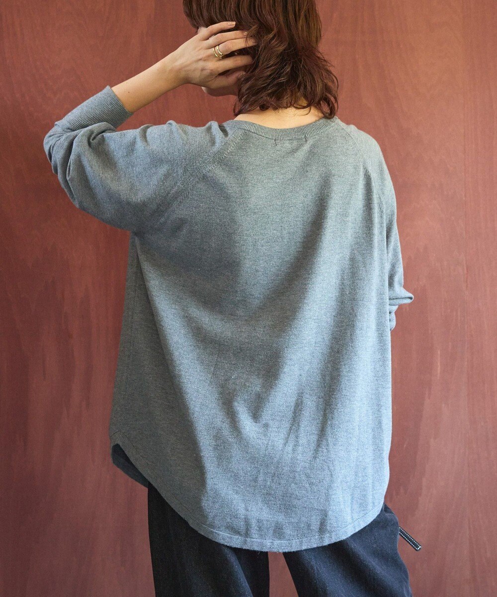 AMERICAN HOLIC バイパチ2WAYヘンリーネックニットプルオーバー 