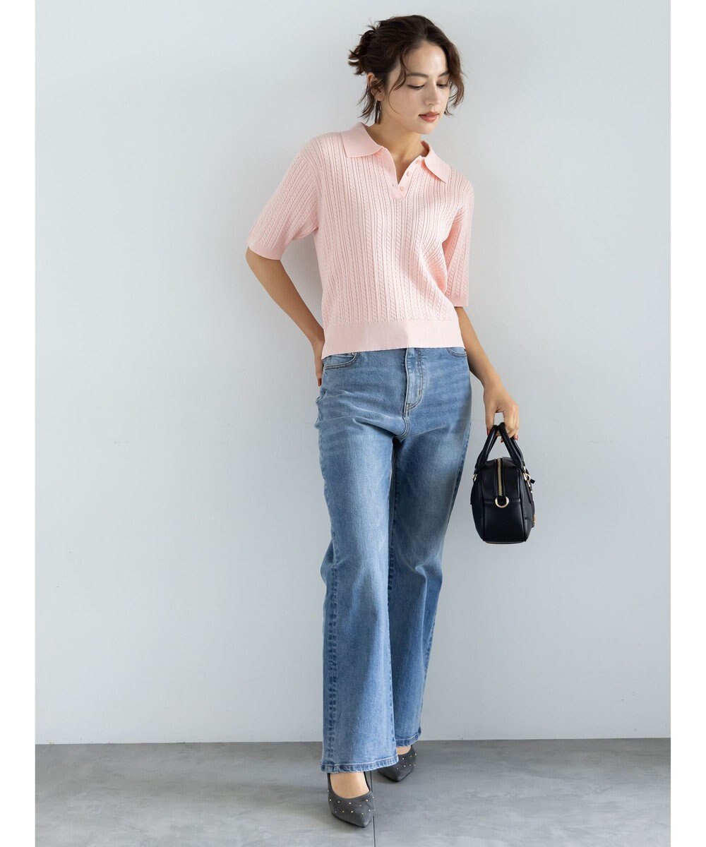 Te chichi ミニケーブルポロニット 