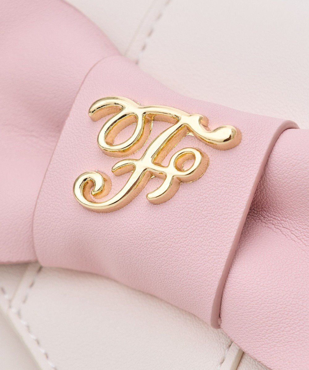 Maison de FLEUR バイカラーベルトリボンミニウォレット 