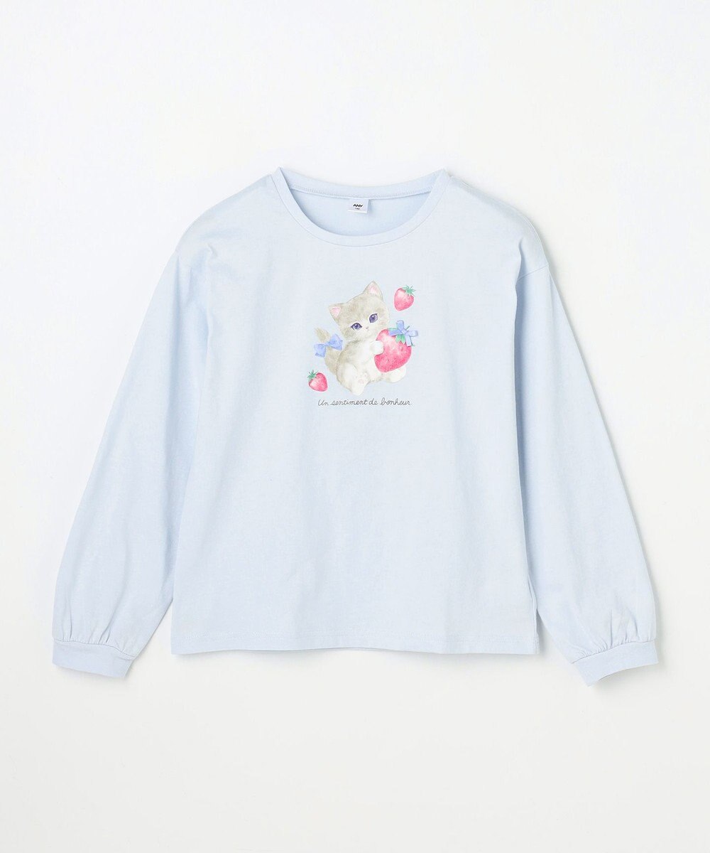 ANY KIDS 【Strawberry Collection】アートプリント 長袖Tシャツ 