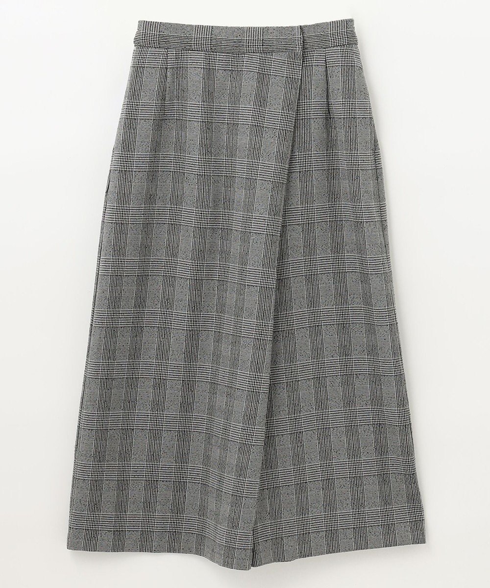 ANY 【ウエストゴム】ラップ風ガウチョパンツ 