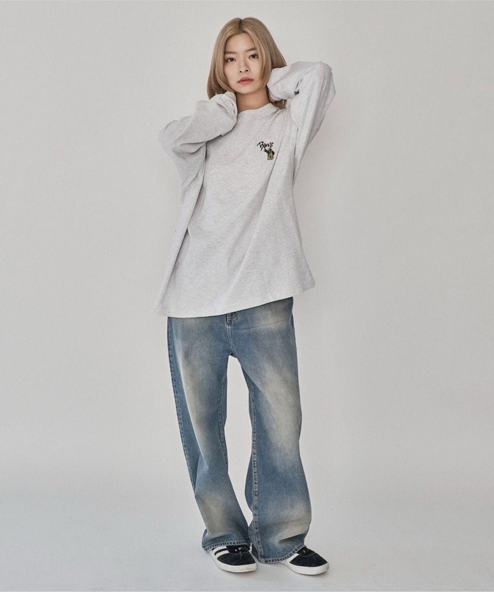 WEGO 【ユニセックス着用ITEM】別注BENDAVISワンポイントT（LS） 