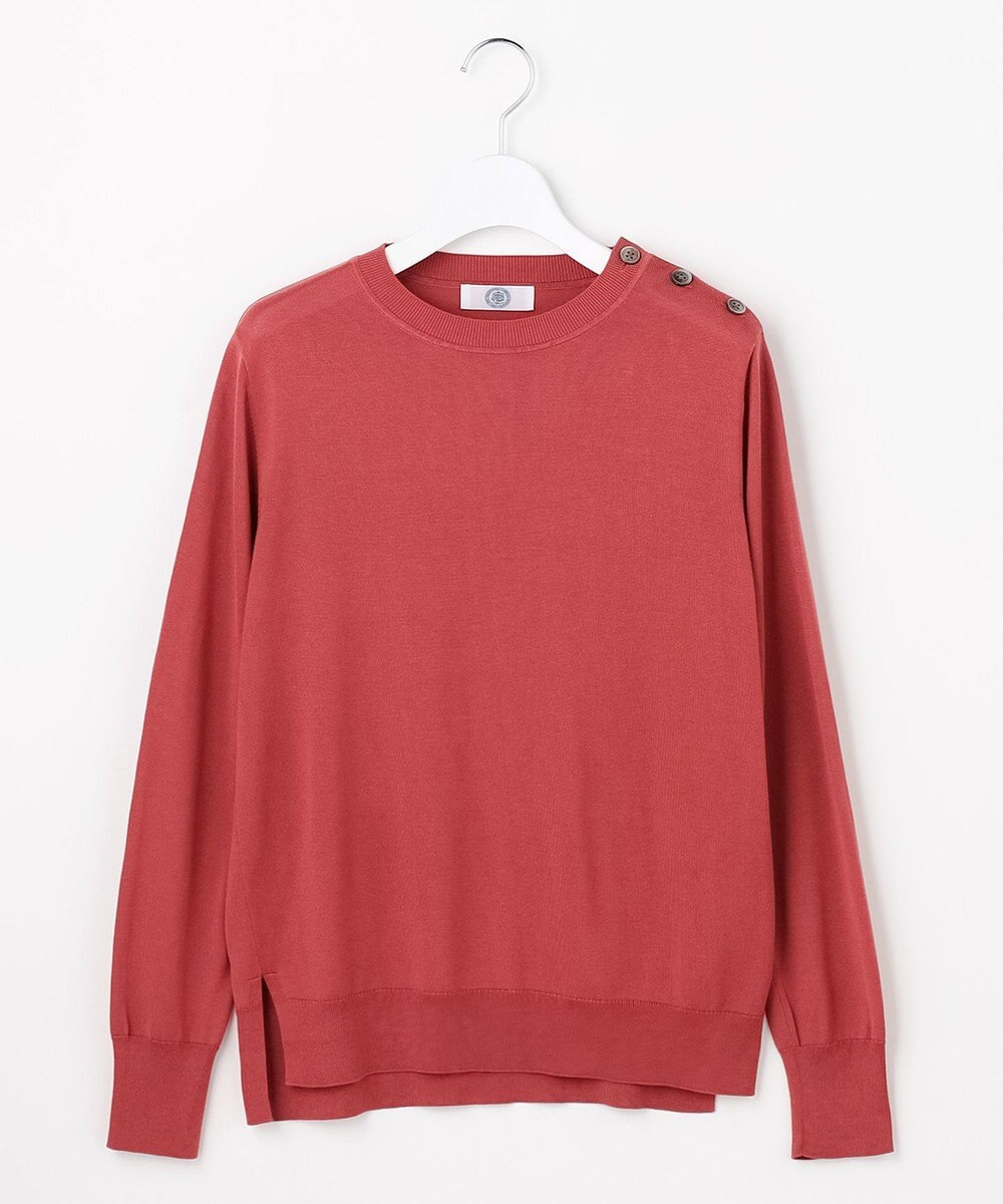 J.PRESS LADIES SILKY WOOL クルーネック ニット 