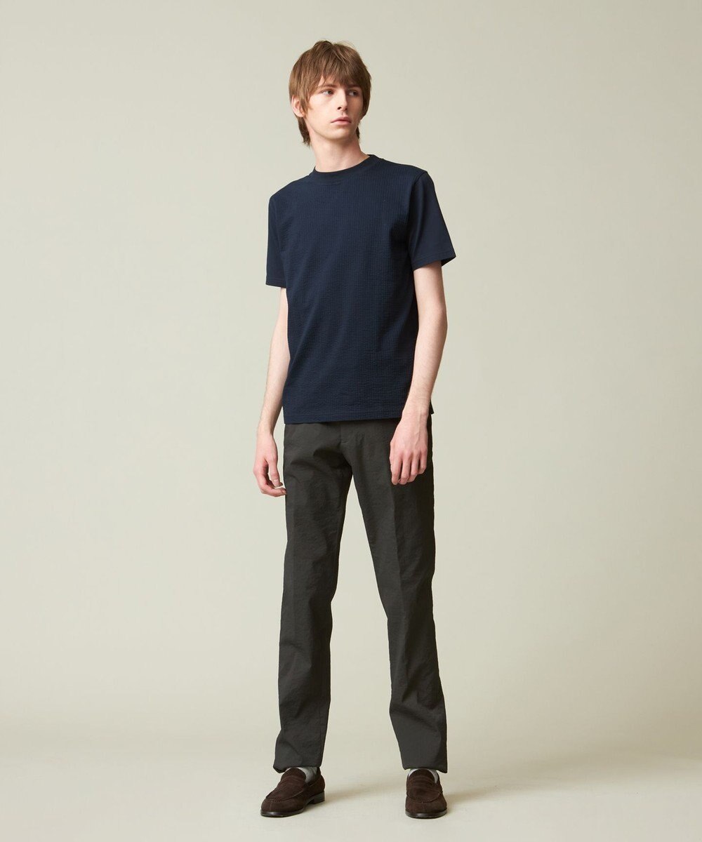 J.PRESS MEN 【ビジネス対応】【吸湿速乾】【J.PRESS PREMIUM JERSEY】 シアサッカー Tシャツ 