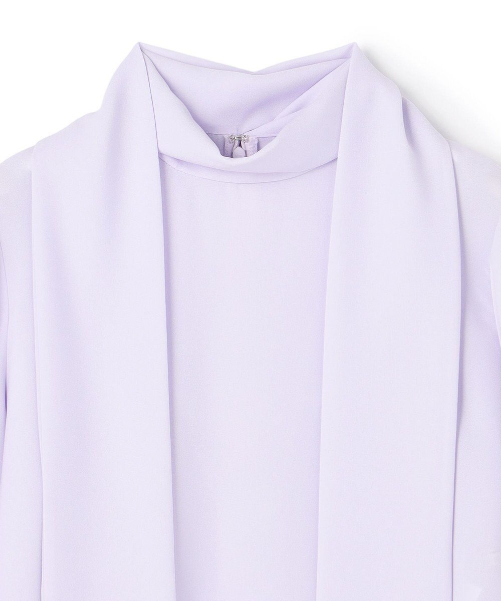 BEIGE， 【洗える】STOW / パフスリーブボウタイブラウス 