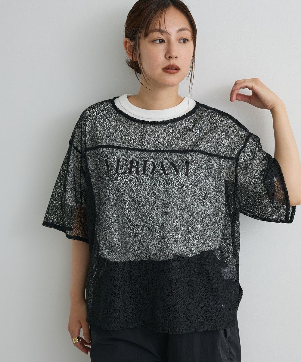 CRAFT STANDARD BOUTIQUE レースワイドTブラウス 