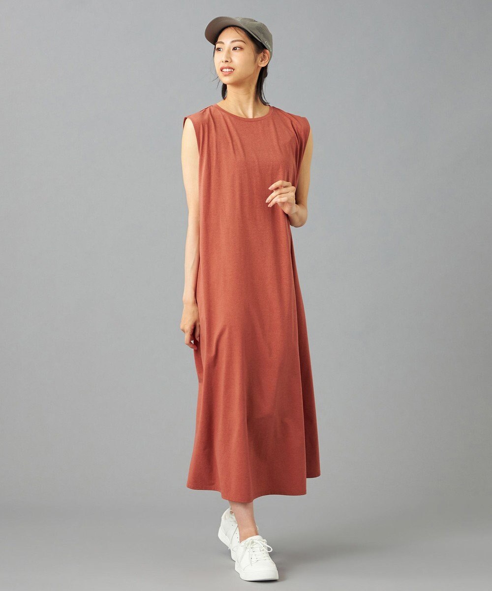 Chacott Chacott BALANCE EasyCare+ タックワンピース 