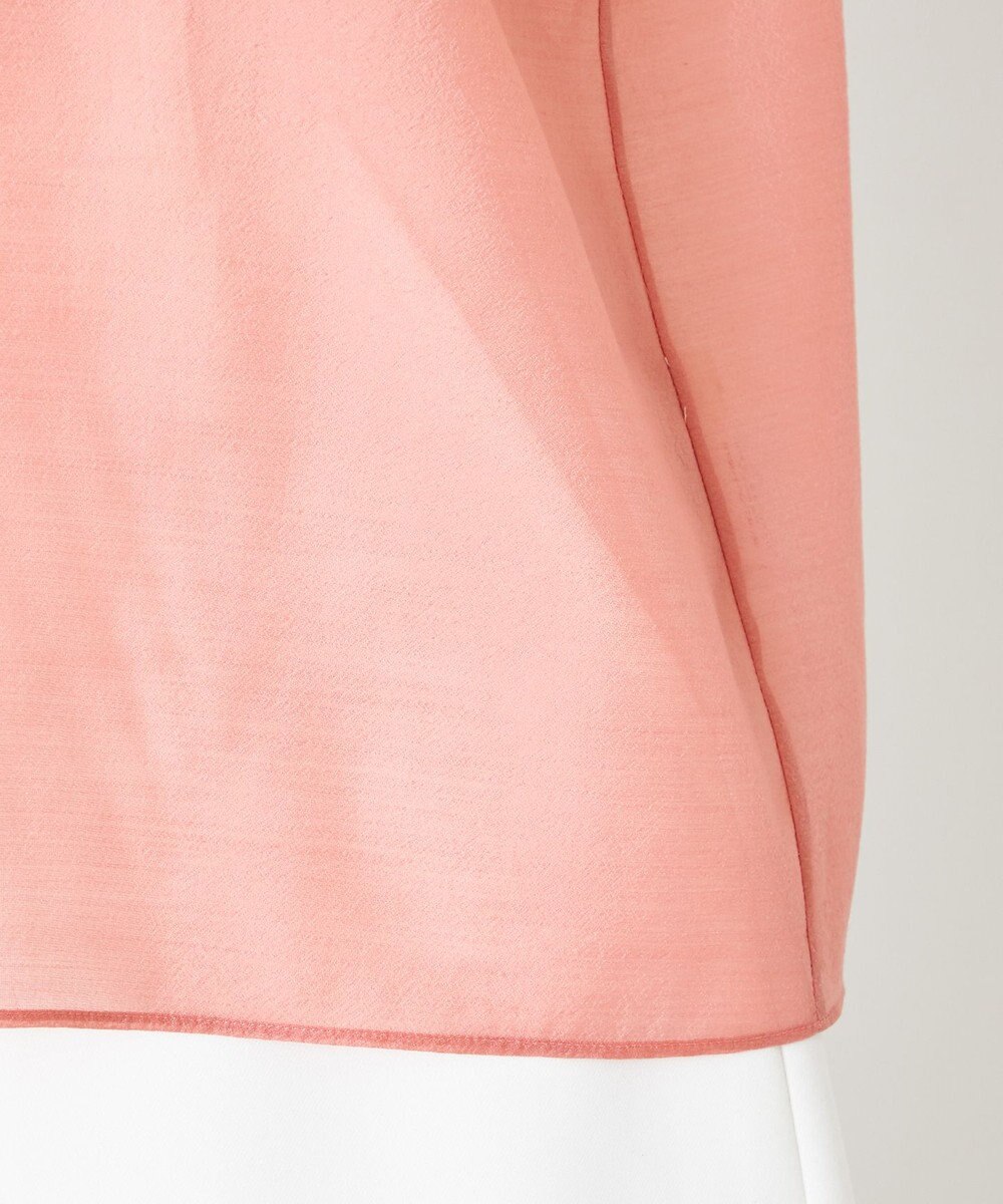 NAVE 【Nave・洗える/シアー素材】シアーリンクル ノースリーブブラウス 