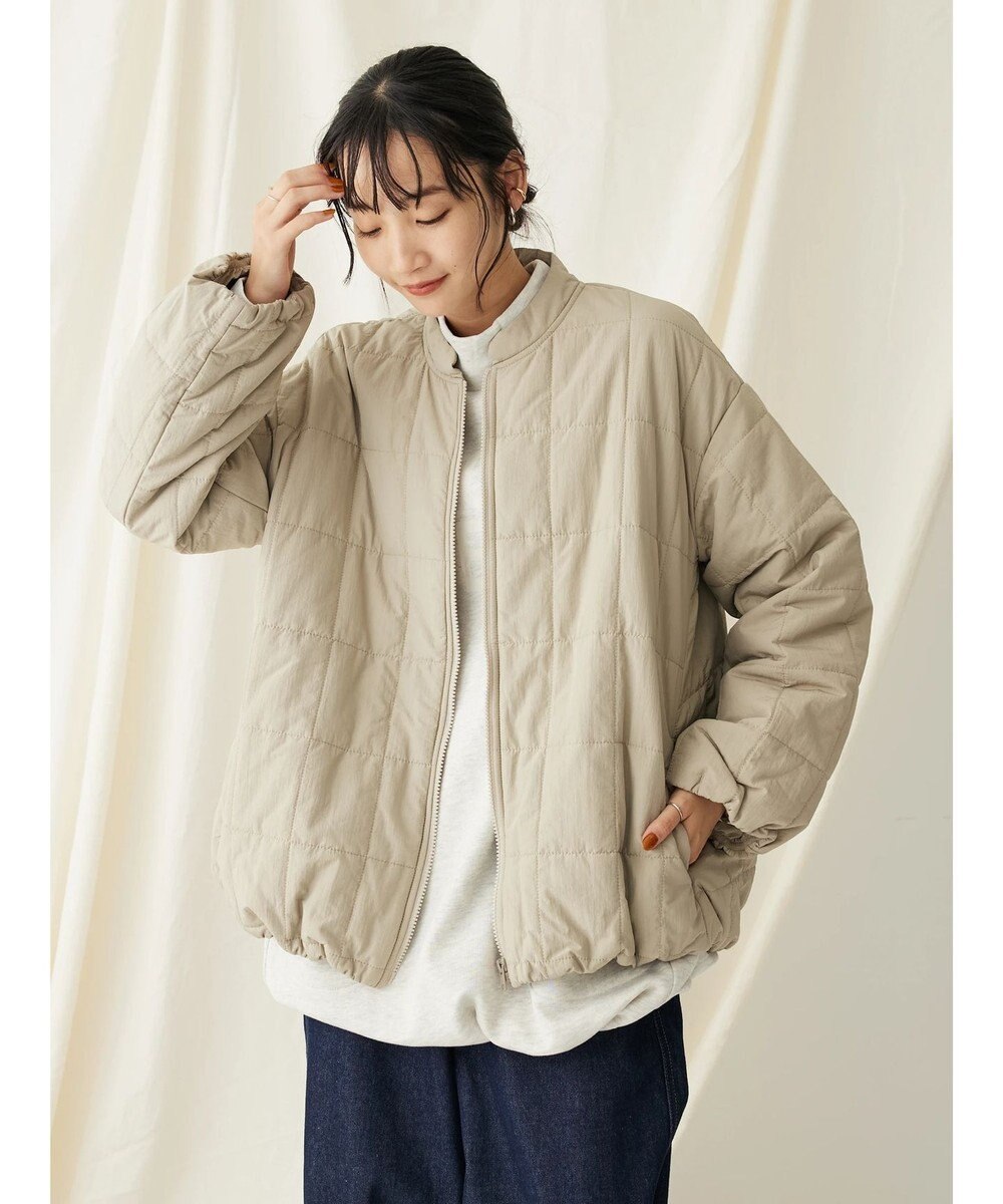 CRAFT STANDARD BOUTIQUE 蓄熱 スクエアキルトブルゾン 