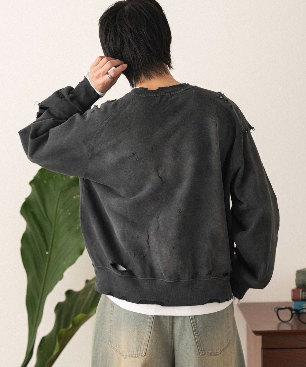 WEGO ショートダメージプルオーバー 