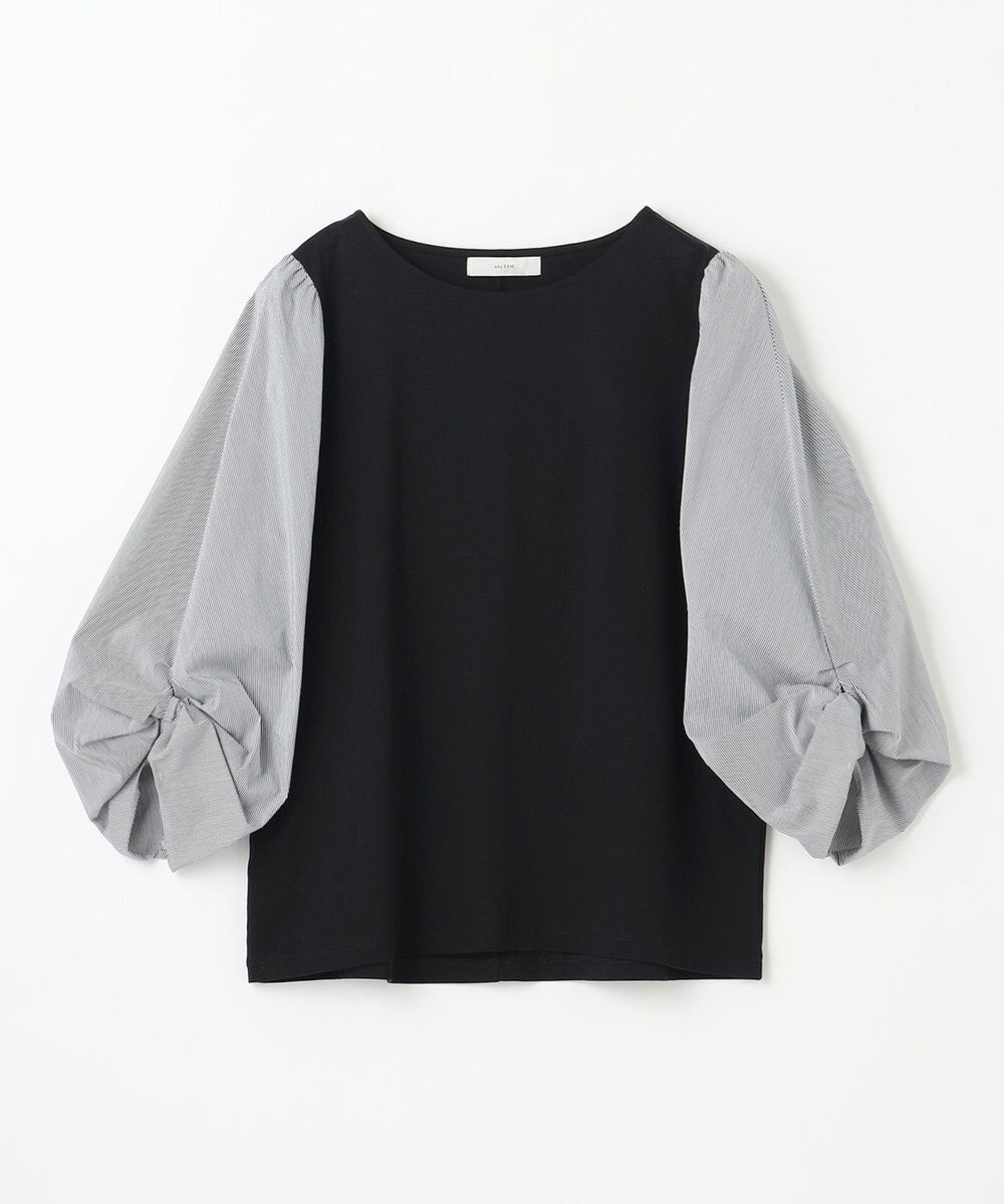 ANY 【洗濯機可】着映える袖ねじりトップス 