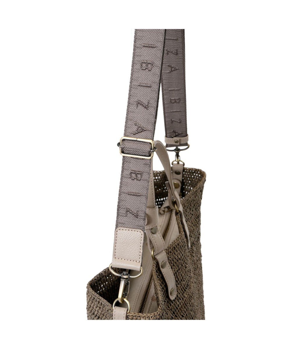 IBIZA ラフィア　2WAYバッグ（草木染め） 