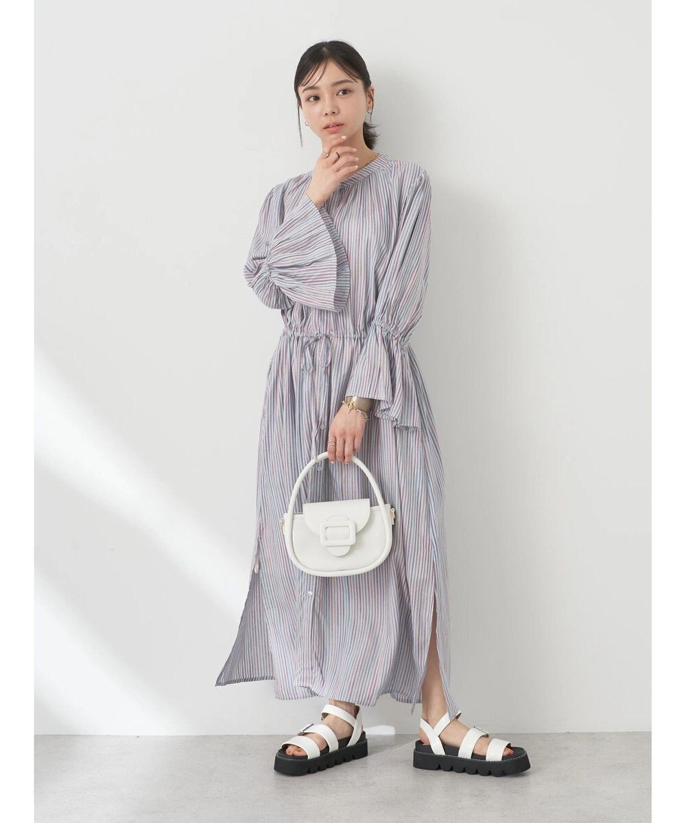 earth music&ecology マルチストライプワンピース 